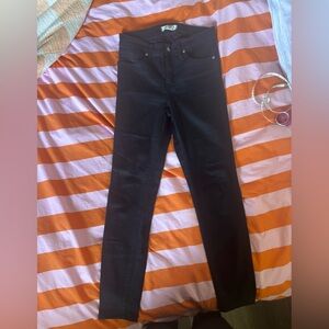 Madewell Black Skinny Jeans Stretchy Fit